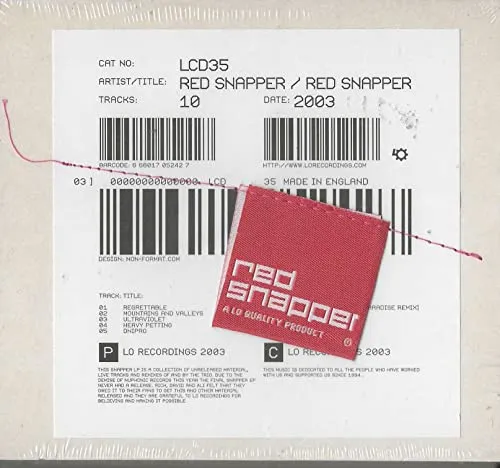 Red Snapper CD Omonimo, Same / Lo Recordings – LCD35 Versiegelt