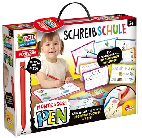 Invento Montessori Pen Schreibschule 301016 - Montessori Lernspielzeug für Kinder ab 3 Jahren, fördert die Motorik und hilft beim ergonomischen Schreiben lernen.