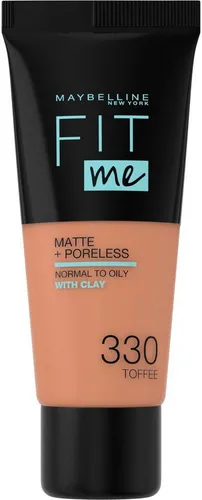 MAYBELLINE NEW YORK Foundation FIT ME! MATTE + PORELESS MAKE-UP, für einen natürlich mattierten Teint, leichte bis mittlere Deckkraft