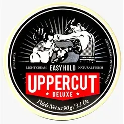 Uppercut Deluxe Easy Hold 90 g - Leichtes Styling-Gel für natürlichen Halt und mattes Finish. Ideal für alle Haarlängen und -strukturen, sorgt für Volumen und bleibt nahezu unsichtbar. Perfekt für unbeschwerte Frisuren mit einem angenehmen Duft.