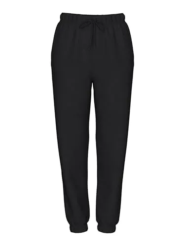 PIECES Pcchilli Hw Sweat Pants Noos Bc - Damen-Hosen mit elastischem Bund und Tunnelzug, ideal für Komfort und Stil im Alltag.