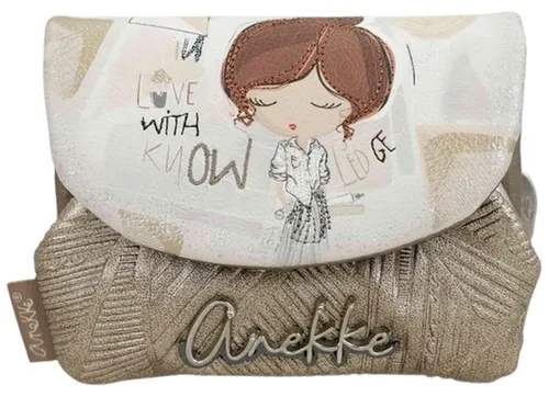 Anekke Geldbörse Sophia Purse mit Klappe - Bunt & Praktisch - Die Anekke Geldbörse vereint Stil und Funktionalität. Mit magnetischem Bügelverschluss und praktischem Zipperfach für Münzen und Kleinigkeiten. Ideal für unterwegs und ein echter Hingucker! Maße: 12x10x3 cm.