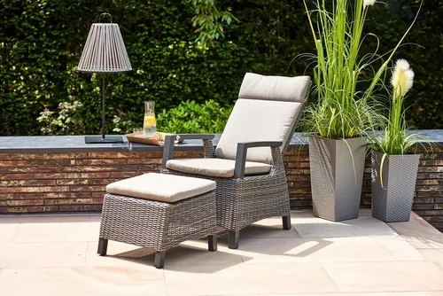 Siena Garden Balkonset Corido, 2-tlg. Set für stilvolle Entspannung - Das Siena Garden Balkonset Corido vereint Aluminium und modernes Design für höchsten Sitzkomfort. Die extra starken Kissen und die innovative Movetechnik bieten ein angenehmes Sitzgefühl, ideal für entspannte Stunden im Freien.