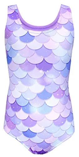 Aquarti Mädchen Badeanzug mit Ringerrücken und Delfin-Print - Badeanzüge für Mädchen, chlorbeständig und schnelltrocknend, ideal für Strand und Schwimmunterricht, mit coolem Delfin-Print und perfekter Passform für uneingeschränkte Bewegungsfreiheit.