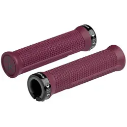 FIZIK Terra Racefeel Lock-On Griffe – Burgundy - Hochwertige FIZIK Griffe Terra Racefeel Lock-On in Burgundy für präzises Fahrgefühl. Der weiche 20A Soft Compound und das Rautenprofil bieten optimalen Grip für besten Halt beim Radfahren.