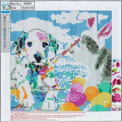 Norimpex Diamond Painting 30*30cm. HUNDE (80885)