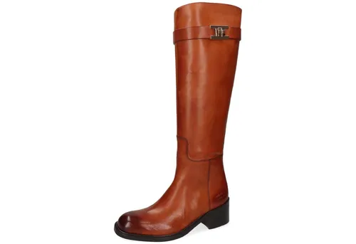 Melvin & Hamilton Shay 4 Leder-Stiefel für Damen Stiefel Block-Absatz, Echtes Leder, Vegetabile Gerbung