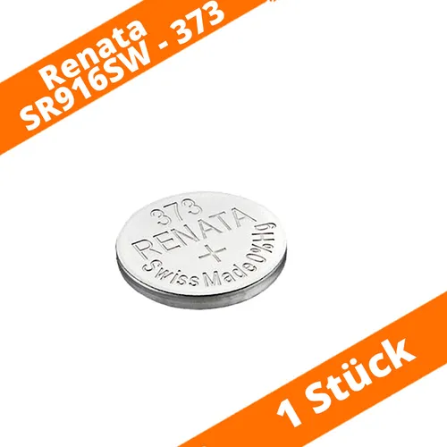 Renata 373 SR916SW SR68 Uhrenbatterien 1,55 V Knopfzelle Silberoxid 29mAh 1 x