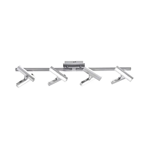 Paul Neuhaus 11278-55 LED Decken Strahler 16 Watt - Moderne Büro-Leuchte mit schwenkbaren Spots, ideal für gezielte Beleuchtung im Arbeitszimmer. Energieeffizienzklasse F, flexibel und funktional.