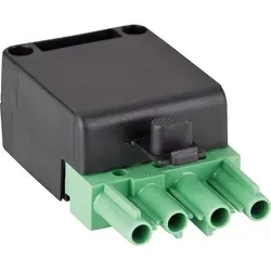 Stecker 4-polig grün/schwarz, 250/400V, 16A System Wieland