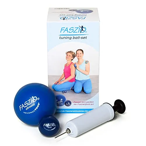 Togu Faszio Tuning Ball Set, blau - Balanceboards für gesunde Faszienstimulation! Ideal für Fitnesskurse und zur Leistungsoptimierung für Profisportler. Enthält Gebrauchsanweisung mit Anwendungsbeispielen.