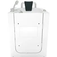 Senioren Wanne Sitzbadewanne S10-WP mit Whirlpool-Funktion - Badewanne für Senioren mit seitlicher Tür, ideal für sichereres Baden. Genießen Sie entspannende Wassermassagen und profitieren Sie von hochwertigem Sanitär-Acryl für maximale Stabilität.