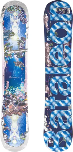 BATALEON DISTORTIA Snowboard 2026 - 146 - Leichtes Twin-Board für Damen mit symmetrischer Form. Perfekt für Park-Skills und vielseitigen Einsatz dank innovativer 3D-Base-Technologie. Erlebe Spaß und Dynamik auf jedem Terrain!