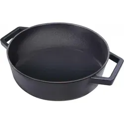 Berlinger Haus Gusseisen Bräter BH-6494 - 4,6L Schwarz - Eleganter Gusseisen Bräter von Berlinger Haus mit 4,6L Fassungsvermögen. Ideal für gleichmäßiges Garen und vielseitig einsetzbar auf allen Herdarten, inklusive Induktion. Ein Must-Have für jede Küche!