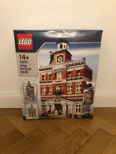 LEGO 10224 Town Hall Rathaus Modular Building - LEGO (R) Komplette Sets & Packs, limitierte Auflage mit 2766 Teilen, ideal für Sammler und Bauenthusiasten ab 14 Jahren.