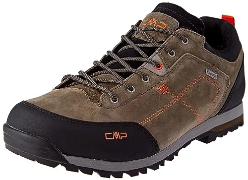 CMP Alcor 2.0 Low Trekking Shoes WP fango-arancio (03QP) 39 - Wanderschuhe mit hervorragendem Tragekomfort und Langlebigkeit, ausgestattet mit Gummieinsätzen für zusätzlichen Schutz und CMP FullOn GRIP-Gummi für optimalen Grip auf jedem Terrain.