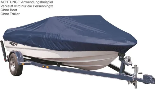 Winterplane für Boote - Persenning in Blau, Größe XS - Abdeckplane für Boote, bietet optimalen Schutz gegen Vereisung und Verschmutzung. Wasserabweisend, kältebeständig bis -30 °C und hitzebeständig bis +70 °C.