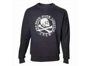 Uncharted 4 Pullover Pro Deus QVOD Licentia M Schwarz - Gaming-Zubehör, offiziell lizenziert von Difuzed, aus 100% Baumwolle für höchsten Tragekomfort und Stil beim Zocken.
