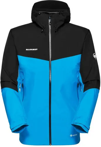 Mammut Convey Tour Hardshell Hooded Jacket - Regenjacke Gr S blau - Funktionsjacke aus wetterfestem GORE-TEX Paclite, ideal für Wandern und Trekking; wind- und wasserdicht mit praktischer Kapuze und Belüftungs-RV.