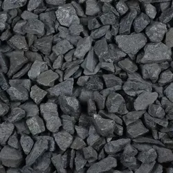 GarPet Zierkies 25 kg - Ziersplitt Basalt Anthrazit - Kies für Garten und Aquarium, mit edler Basalt-Anthrazit-Farbe und ideal für dekorative Wege und Beete.