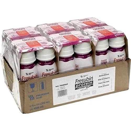 Fresenius Kabi Fresubin Protein Energy Drink Walderdbe.Trinkflasche, 6 x 4 x 200 ml, 1er Pack (1 x 5,5 kg)