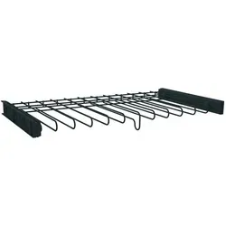 Hom`in Hosenhalter System Unit, Anthrazit, Metall, 87.9x8.7x46 cm, Schlafzimmer, Kleiderschränke, Schrankzubehör, sonstiges Schrankzubehör
