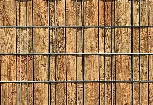 mein-zaunsichtschutz Sichtschutzstreifen - Beidseitig bedruckt aus Polyester-Filz - Dekorative Zäune: Beidseitig bedruckter Sichtschutzstreifen aus hochwertigem Polyester-Filz, umweltfreundlich und einfach zu befestigen. Ideal für Doppelstabmattenzäune!