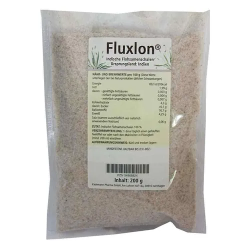 Fluxlon Indische Flohsamenschalen Beutel Inhalt: 200 g