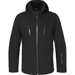 Bergson Skijacke RESO 2 Herren – Wasserdichte Winterjacke in Schwarz, Größe 48 - Wattierte Herren Skijacke, ideal für kalte Tage. Mit einer Wassersäule von 20.000 mm und PFC-freiem Material bietet sie optimalen Schutz und Komfort beim Wintersport.