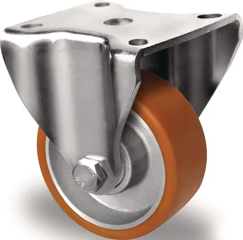 TECWERK Bockrolle  Rad-Ø 80 mm Tragfähigkeit 180 kg Polyurethan