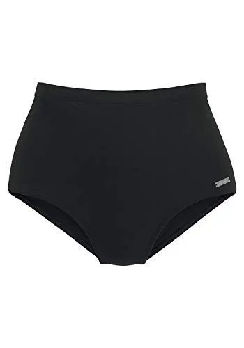 Lascana Damen Bikini-Hose - Bikinihosen für Damen mit extra hohem Schnitt, der mit Shaping-Einsatz kleine Problemzonen kaschiert und für eine schlankere Silhouette sorgt.