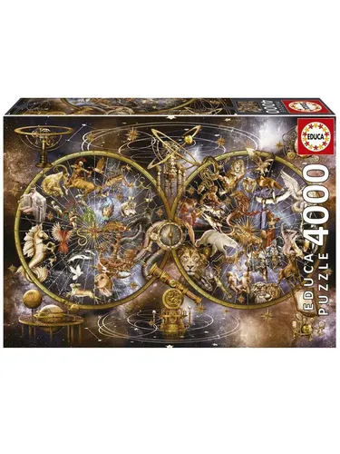 Constellations 4000 Puzzle - Fesselndes 4000 Teile Puzzle mit wunderschönen Sternenbildern, ideal für Astronomie-Liebhaber und Puzzle-Fans.