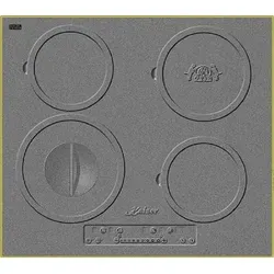 Kaiser Induktions-Kochfeld KCT 6705 RI, 60 cm - Elegantes Gusseisen-Design in Antique Gold - Kochfeld der Kategorie Kochfelder mit 4 QuickHeat Induktionszonen und Power-Funktion für schnelle Temperaturen. Gewinner des German Design Award 2020 - Qualität trifft auf Stil.