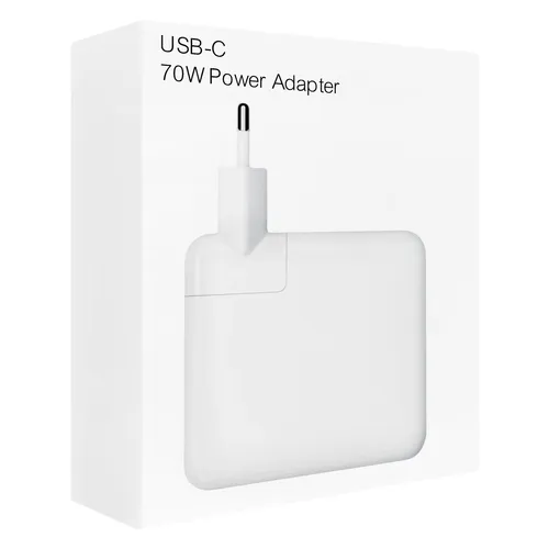 Ladegerät Macbook Pro 70W USB Type C - Notebook-Netzteile/-Ladegeräte, ideal für MacBook Pro und Air, mit schneller Ladefunktion und kompakter Bauweise für unterwegs.