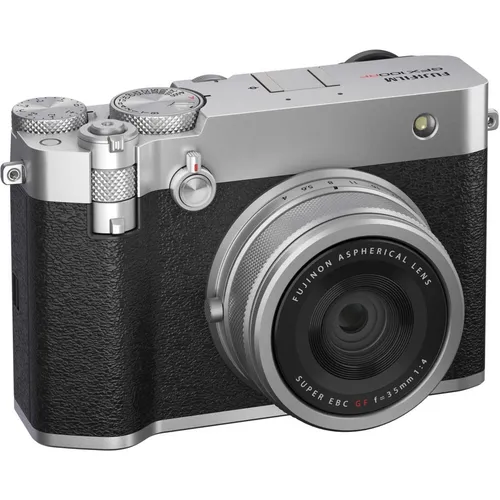 FUJIFILM GFX 100 RF Silber - Professionelle Mittelformatkamera - Spiegelreflex- & Systemkameras, mit herausragender Bildqualität und umfangreichem Zubehör für kreative Fotografie.