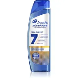 Head & Shoulders Pro-Expert 7 Hair Fall Defense Shampoo 250 ml - Shampoo für Männer und Frauen, bekämpft Schuppen und Haarausfall mit Koffein für gesundes, glänzendes Haar. Ideal für die tägliche Reinigung und Pflege der Kopfhaut.