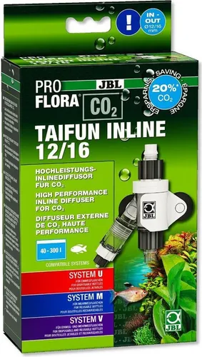 JBL ProFlora Direct 12/16 - Hochleistungs-Direktdiffusor für Aquarien - Effizienter CO2-Diffusor für Aquarien, optimiert die Pflanzenernährung mit 20 % CO2-Einsparung. Ideal für Außenfilter, sorgt für gesunde Pflanzen und verbessert die Wasserqualität.