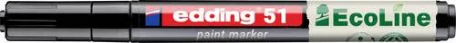 Edding 51 EcoLine 4-51-001 Lackmarker Schwarz 1 mm, 2mm