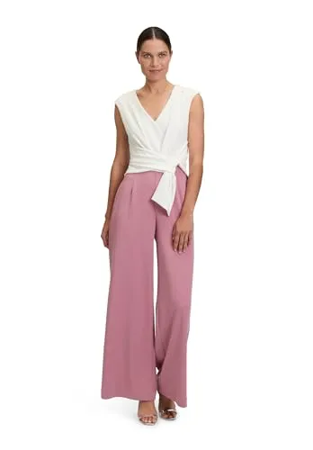 Vera Mont Jumpsuit - Eleganter Damen Jumpsuit von Vera Mont, aus hochwertigem Kreppmaterial für optimalen Tragekomfort, perfekt für besondere Anlässe und Events.