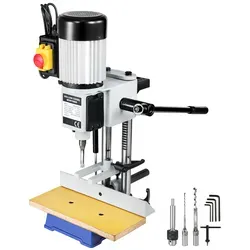 VEVOR Stemmmaschine 550W - Hohlmeißel Stemmmaschine mit 2800U/min - Bohrmaschine mit Vollkupfermotor und sicherem Design, ideal für präzise Arbeiten. Verstellbares Gestell und zusätzlicher Meißelsatz für vielseitige Anwendungen.