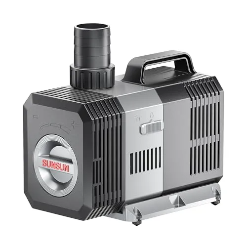 SunSun CTP-7000 SuperECO Teichpumpe - Filterpumpen für Gartenteiche, mit beeindruckender Umwälzleistung von 7000 l/h und nur 50 W Stromverbrauch – ideal für klare Teichwasserqualität!