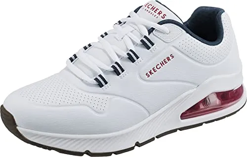Skechers Herren Uno 2 Sneaker, Natural, 45 EU - Herren-Sneaker mit flexiblem Traktionslaufsohle für optimalen Komfort und Stil im Alltag.