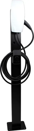 Tesla Wall Connector Gen 3 Standfuß - LDY-POLE-TESLA-GEN3-DOUBLE - Wallboxen, stabiler und leichter Standfuß (149 cm, 8 kg) für einfache Montage von 1 oder 2 Tesla Wall Connectors, mit mehreren Stromkabelausgängen.