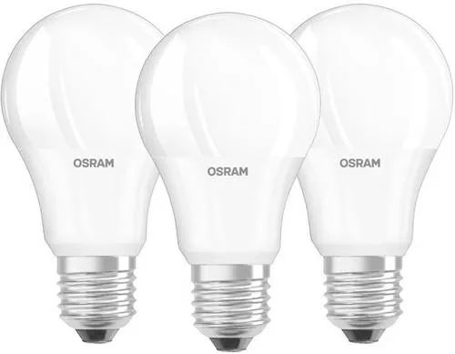 OSRAM HOMELIGHTING 4058075819573 LED EEK F (A - G) E27 Glühlampenform 10W = 75W Neutralweiß (Ø x L) 60mm x 110mm 3St.