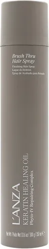 Lanza Healing Oil Brush Thru Hair Spray 350ml - Haarpflege-Spray mit innovativer Formel für geschmeidiges Haar, schützt und pflegt. Langanhaltende Wirkung für müheloses Styling.