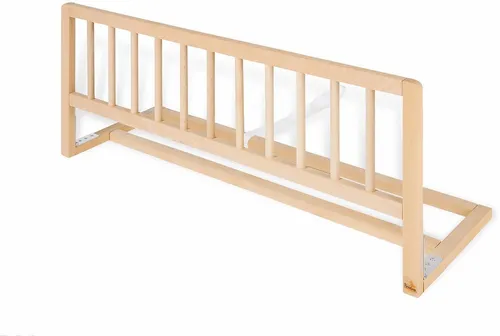 Pinolino® Bettschutzgitter Classic, Buche unbehandelt - Bettgitter aus massivem Bucheholz, umklappbar und ideal für sichere Nächte ab Geburt. Praktisch und stabil, sorgt es für einen ruhigen Schlaf Ihres Kindes.