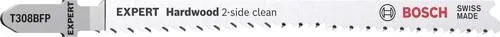 Bosch Accessories 2608900548 EXPERT 'Hardwood 2-side clean' T 308 BFP Stichsägeblatt, 5 Stück 5St.