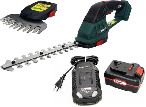 Parkside Akku-Grasschere 20V 2in1 - Perfekt für präzises Schneiden - Grasscheren mit 20V Akku, ideal für Gartenarbeiten. Leicht und handlich, inklusive Transportkoffer für einfachen Transport.