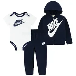 Nike Sportswear Erstausstattungspaket NKN SUSTAINABLE 3PC FZ SET (3-tlg) für Babys weiß 68 (6M)