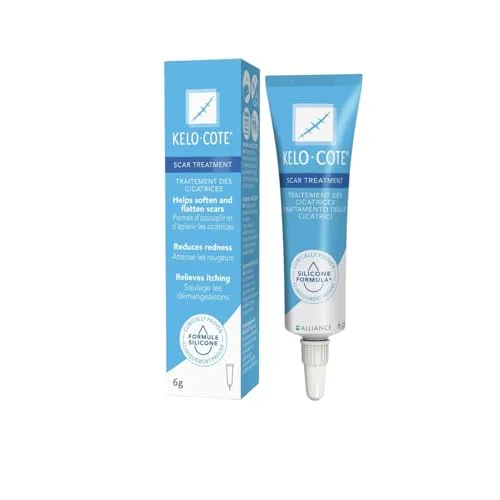 Kelo-cote® Narbengel zur Narbenpflege - Kelo-cote® Narbengel ist ein selbsttrocknendes Silikongel, das für die Pflege von Narben entwickelt wurde. Es sorgt für eine geschmeidige Haut und kann unter Kosmetika angewendet werden. Ideal für frische Narben und empfindliche Haut.